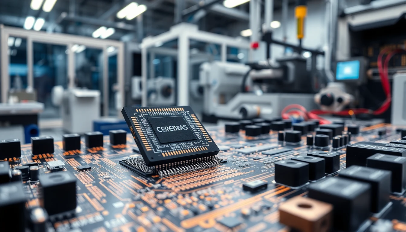 cerebras ipo chip ai — logo di Cerebras Systems con chip AI in sfondo