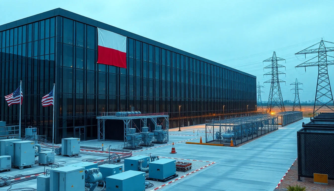hut 8 centro dati ai texas — struttura del centro dati AI di Hut 8 in Texas